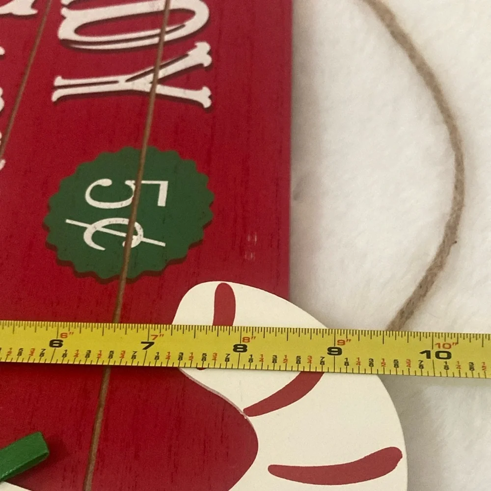 Target Wondershop 2022 Christmas Candy Canes Wall Sign